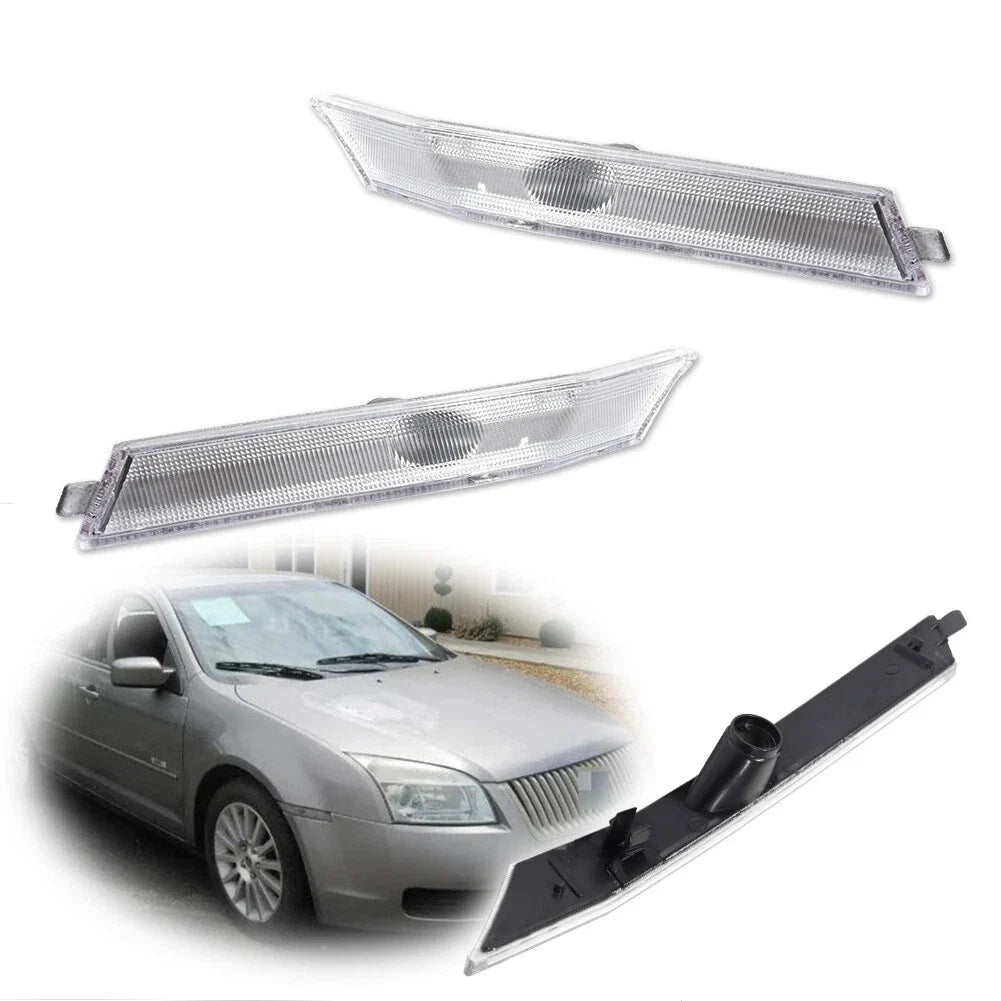 Clear Front Fender Side Marker Light Housing for Ford Fusion, Mercury Milan