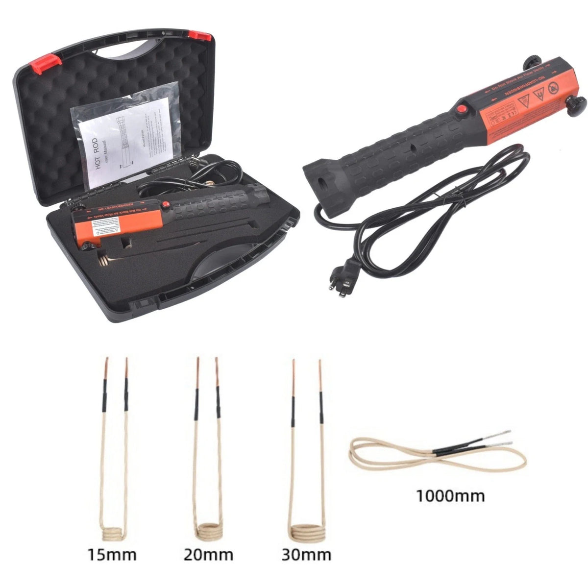 Induction Heater Tool with 4 Coils for Automotive Applications (110V 1100W)