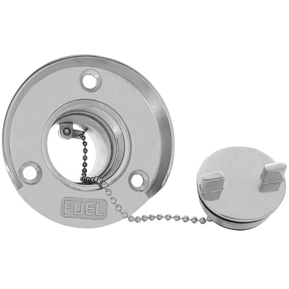 38mm Fuel and Water Fill Port for RV Yacht (Marine Grade 316 Stainless Steel)