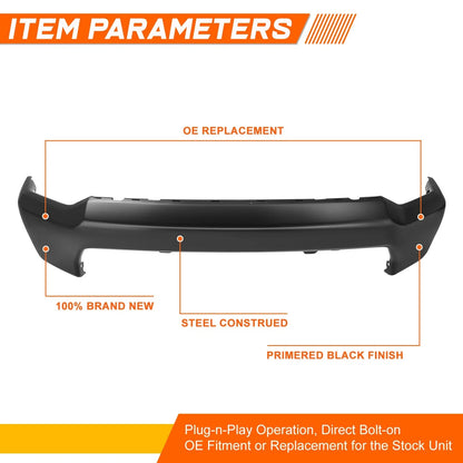 Front Bumper Face Bar for Chevy Silverado 2500 3500 HD (2020–2023)