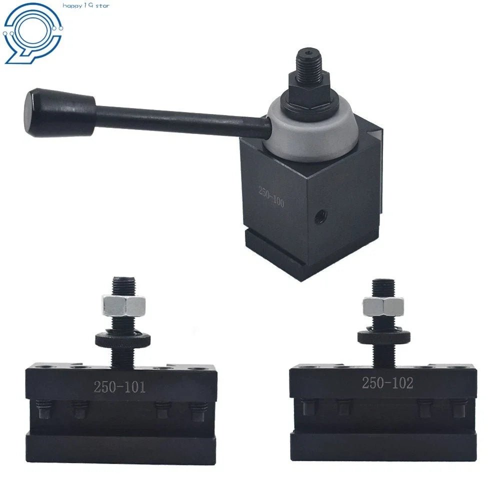 Lathe 12" Swing Piston Type Quick Change Tool Post Holder (AXA 250-100)