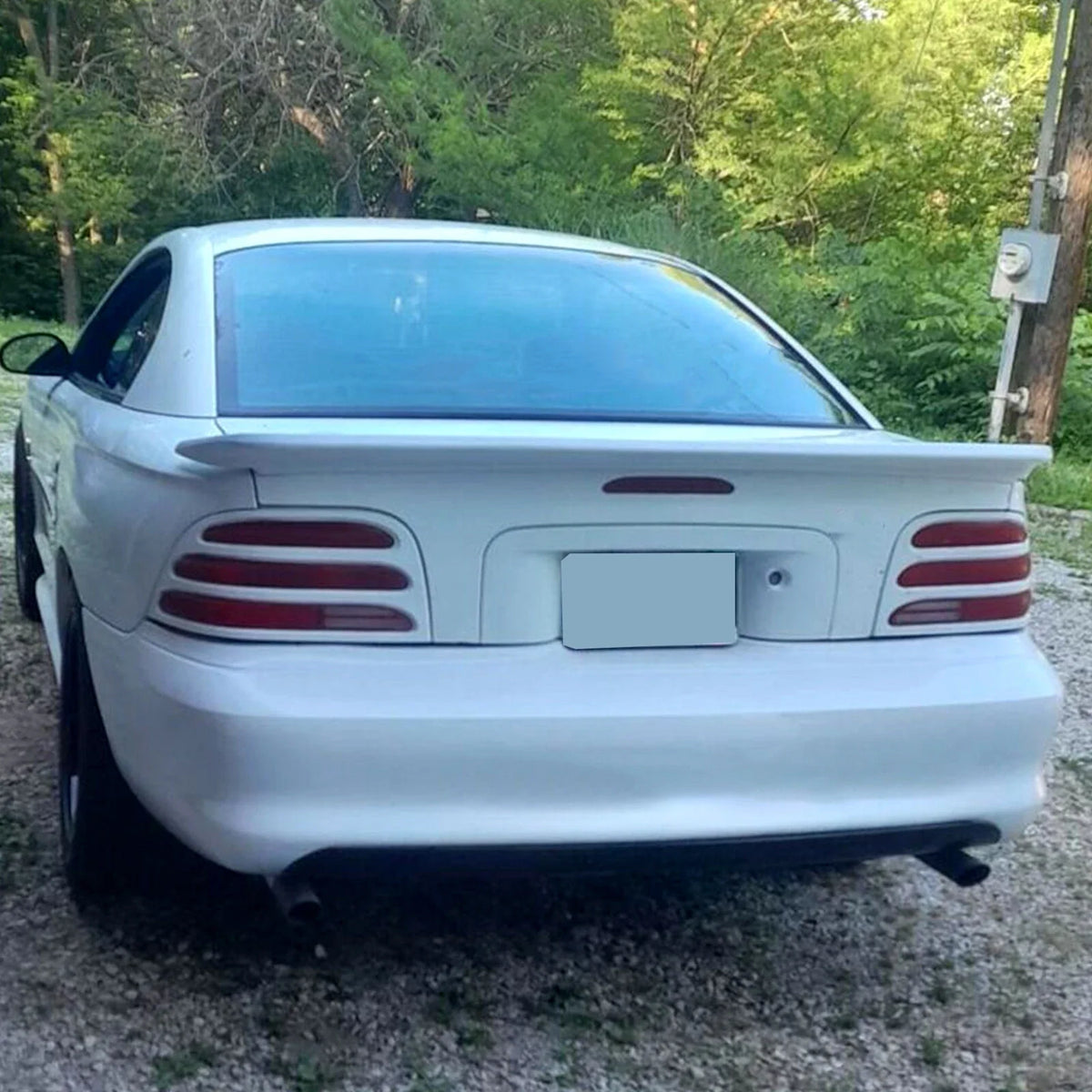 Rear Wing Spoiler for Ford Mustang (1994–1998) ABS Plastic Primed