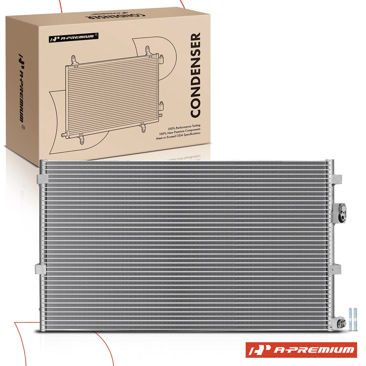 A/C Condenser with Bracket & Receiver Drier for Ford Mustang (2015–2023)