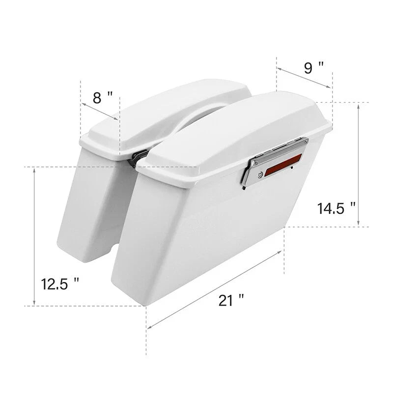 Conversion Bracket for Saddlebags on Harley Fatboy Heritage 1984-2017