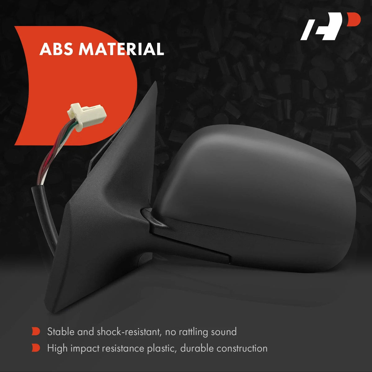 Manual Fold Heated Power Mirror Pair for Nissan Versa (2012-2014)