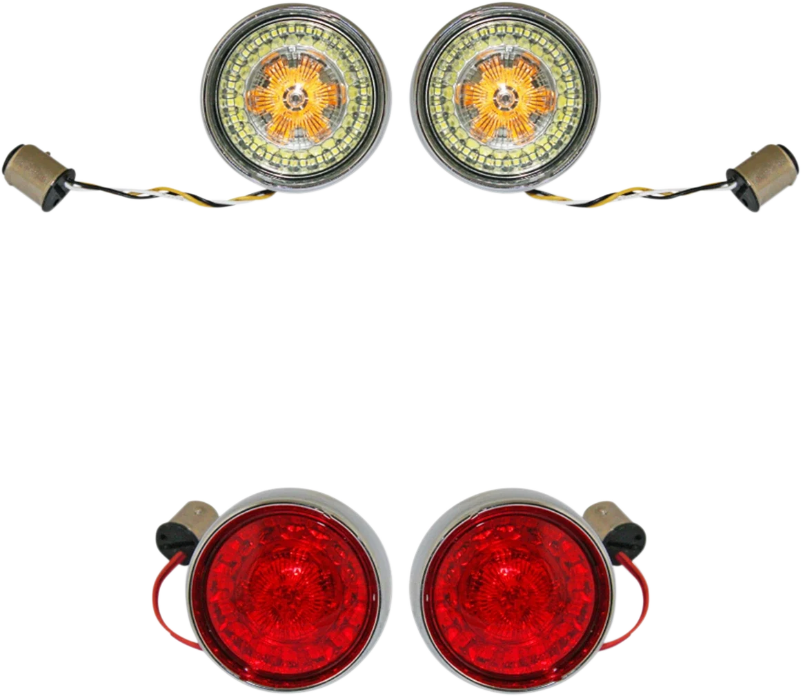 Full Bullet Turn Signal Conversion Kit for Custom Dynamics (PB-BCM2-BB-C)