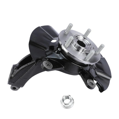 Front Left Hub Bearing & Steering Knuckle for Honda Civic 2017-2020