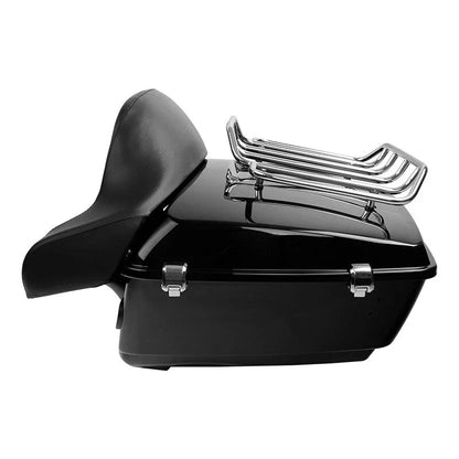 Trunk Mount Rack with Backrest Pad for Harley Road Glide 2014-2026