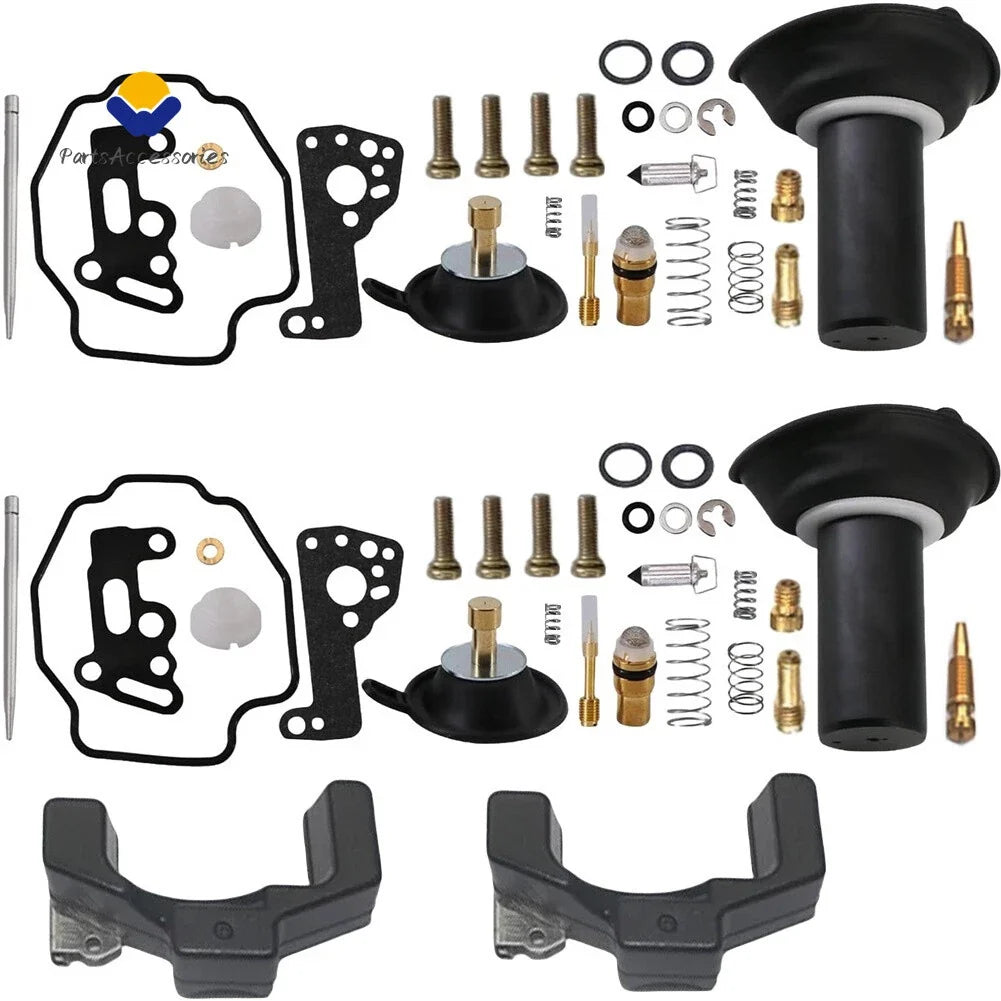 Carburetor Repair Kit with Plunger and Float for Yamaha Virago XV535 1990-2001