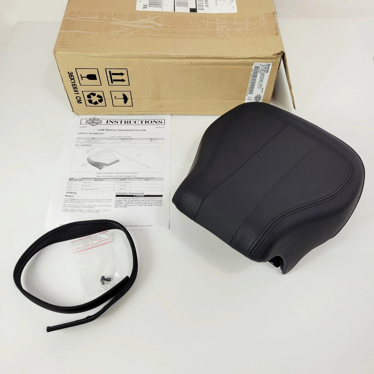Low Profile Pillion Seat for Harley-Davidson Road Glide (2023-2026)