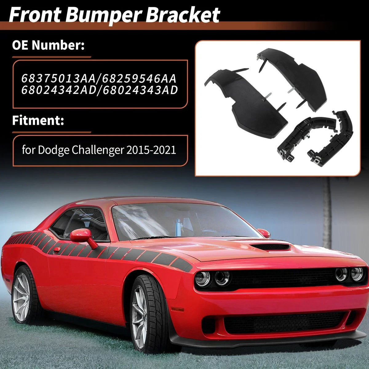 Bumper Cover Bracket for 2015-2023 Dodge Challenger
