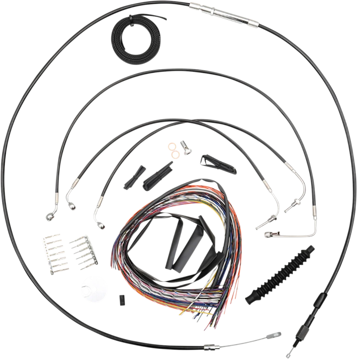 Handlebar Cable/Brake Line Kit for LA Choppers (18" - 20" Handlebars)