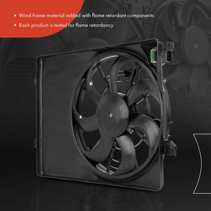 2011-2013 Hyundai Kia Sportage Cooling Fan Assembly with Shroud