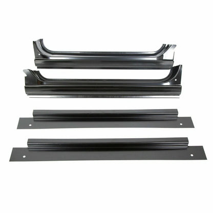 Set of 2 Full Rocker Panels with Inner Patch for 67-72 Chevy GMC C10