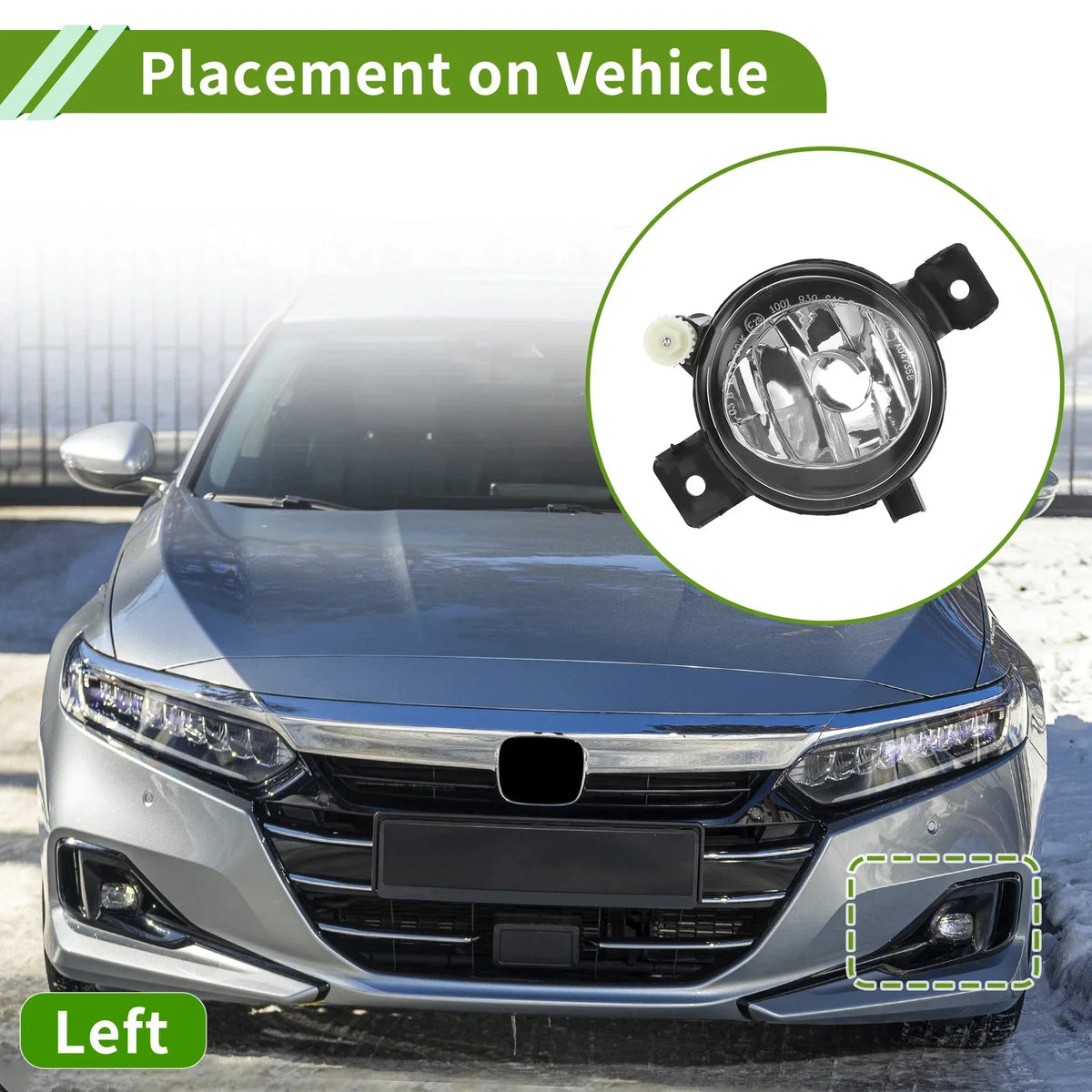 Left Side Fog Light Grill for BMW X5 (2011-2013)