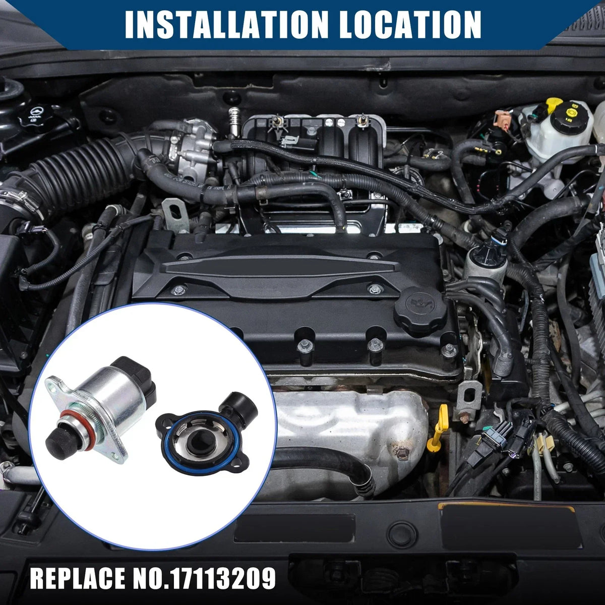 Idle Air Control Valve for 2002 Avalanche 1500 by Chevrolet