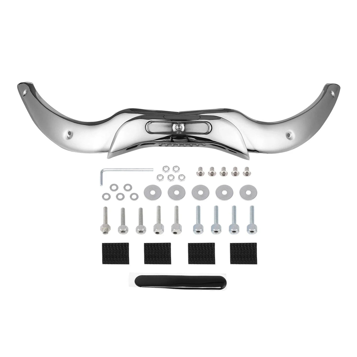 Chrome Trim Kit for Windshield on Harley Road Glide (2004-2013)