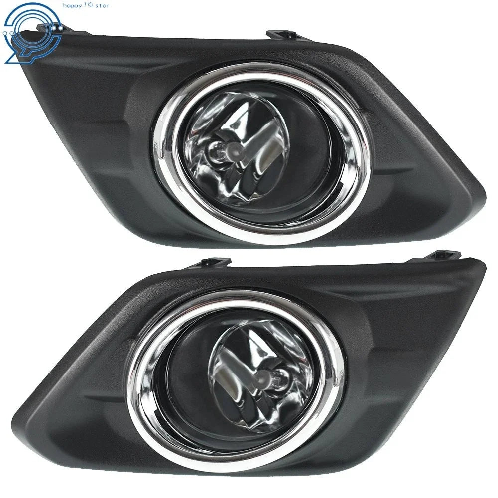 Bumper Fog Lights Set for Nissan Rogue (2014–2016) - Includes Switch & Bezel