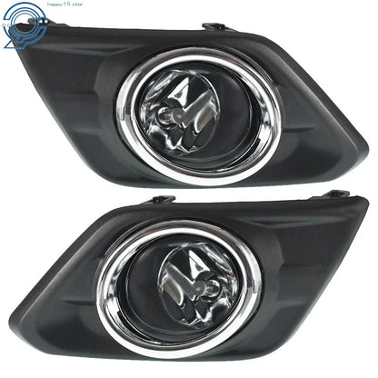 Bumper Fog Lights Set for Nissan Rogue (2014–2016) - Includes Switch & Bezel
