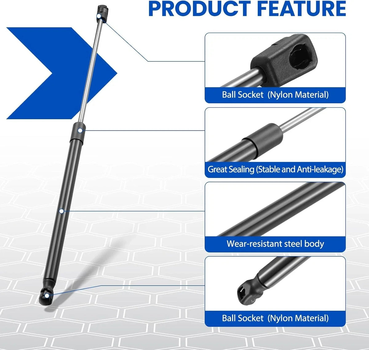 Lift Supports 4-Pack for Nissan Murano 2003–2007 65471CB800