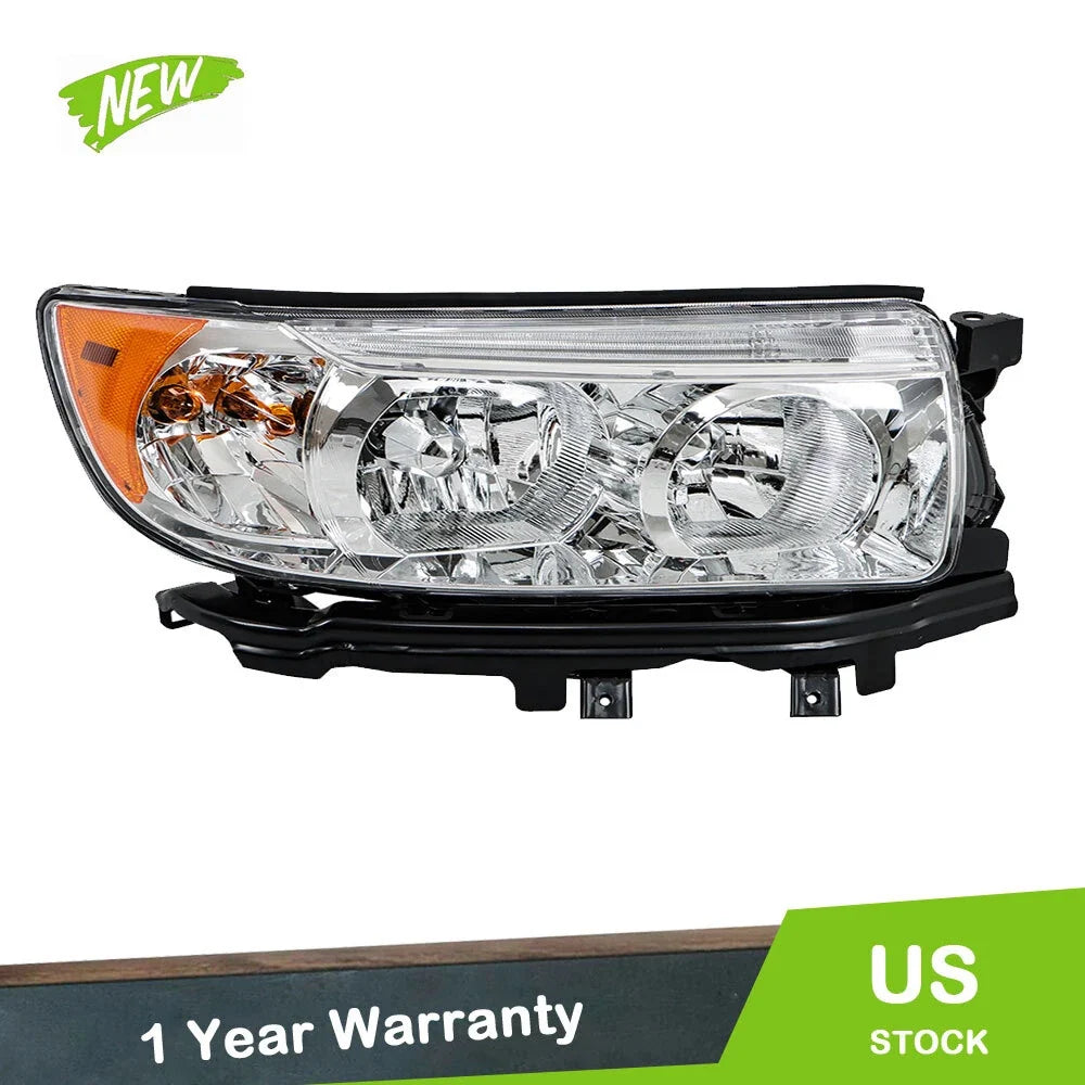 Headlight for Subaru Forester (2006–2008) Clear Halogen Right Side