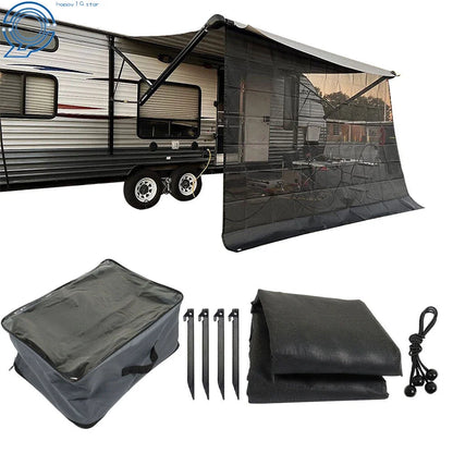 Privacy Screen Kit for RV Awning - Available in Various Sizes
