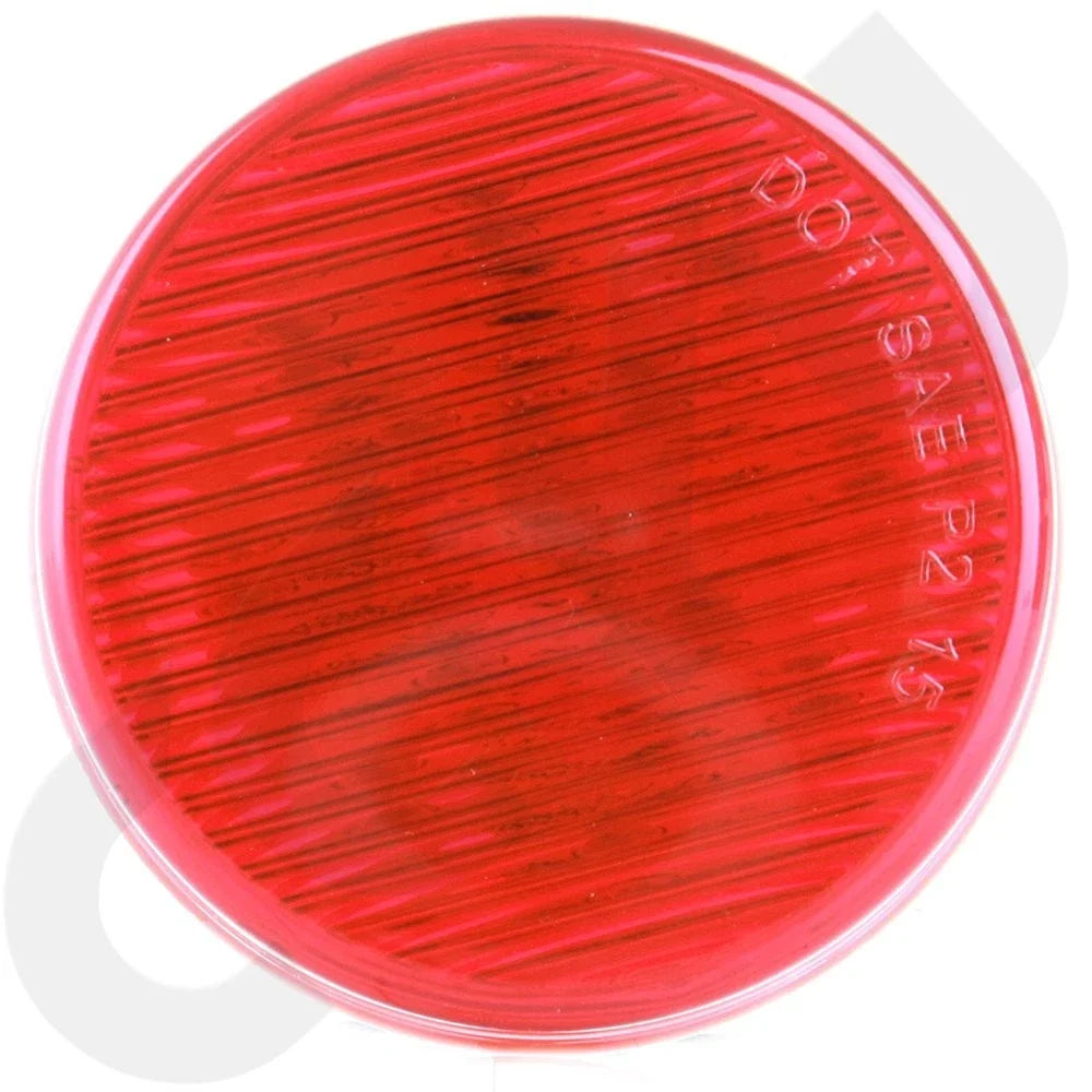 Set of 2 Round 2.5" LED Side Marker Clearance Lights for Trailers