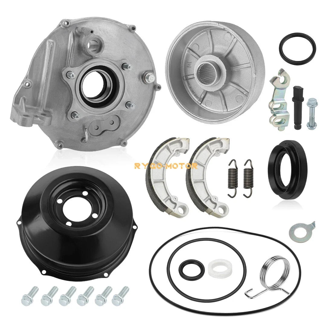 Set of 4 Rear Brake Shoes for TRX420 Rancher 420 (2007-2013)