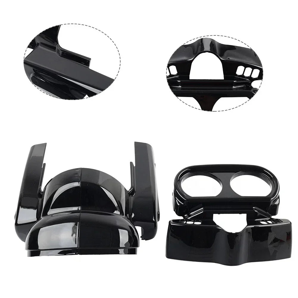 Instrument Housing Set, Vivid Black for Harley Road Glide 2015-2023