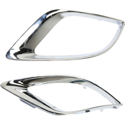 Fog Light Trim Set for Dodge Durango (2014–2020) Chrome 2Pc