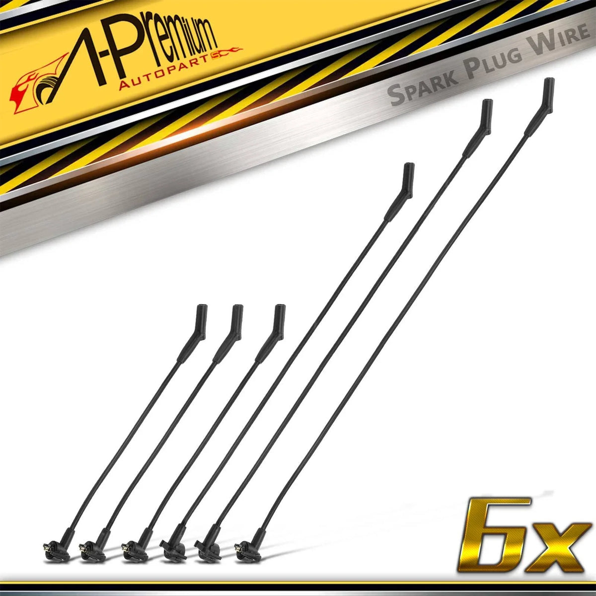 6x Spark Plug Wire Set for Ford Explorer Ranger Mazda B4000 (1991–1996)