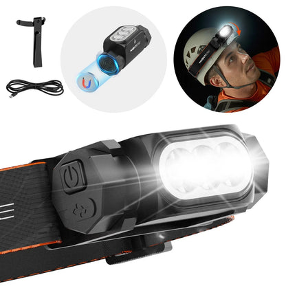 Rechargeable LED Headlamp for Camping - 2000Lm Waterproof Design