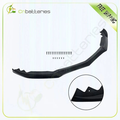 Gloss Black Front Bumper Lip Cover Trim for ATS 2015-2018 Cadillac