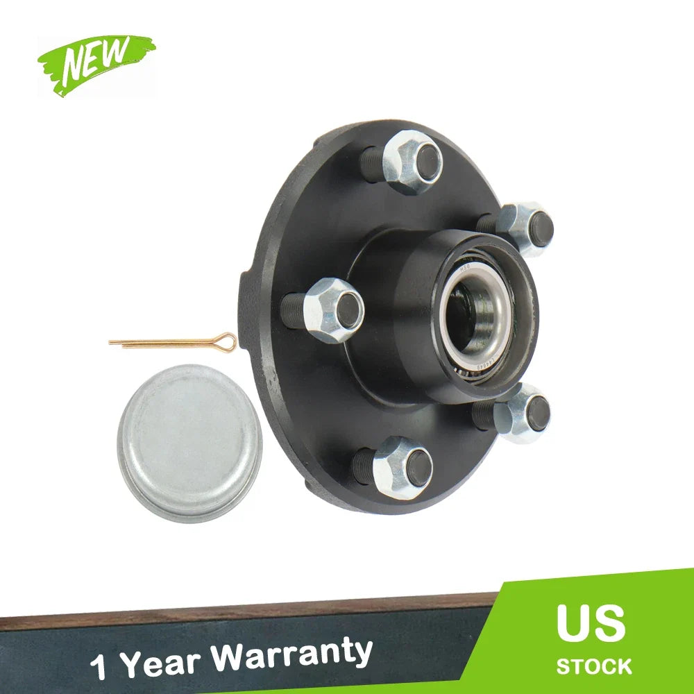 Set of 5 Trailer Hubs for 2000 lbs Spindle (5 on 4.5")