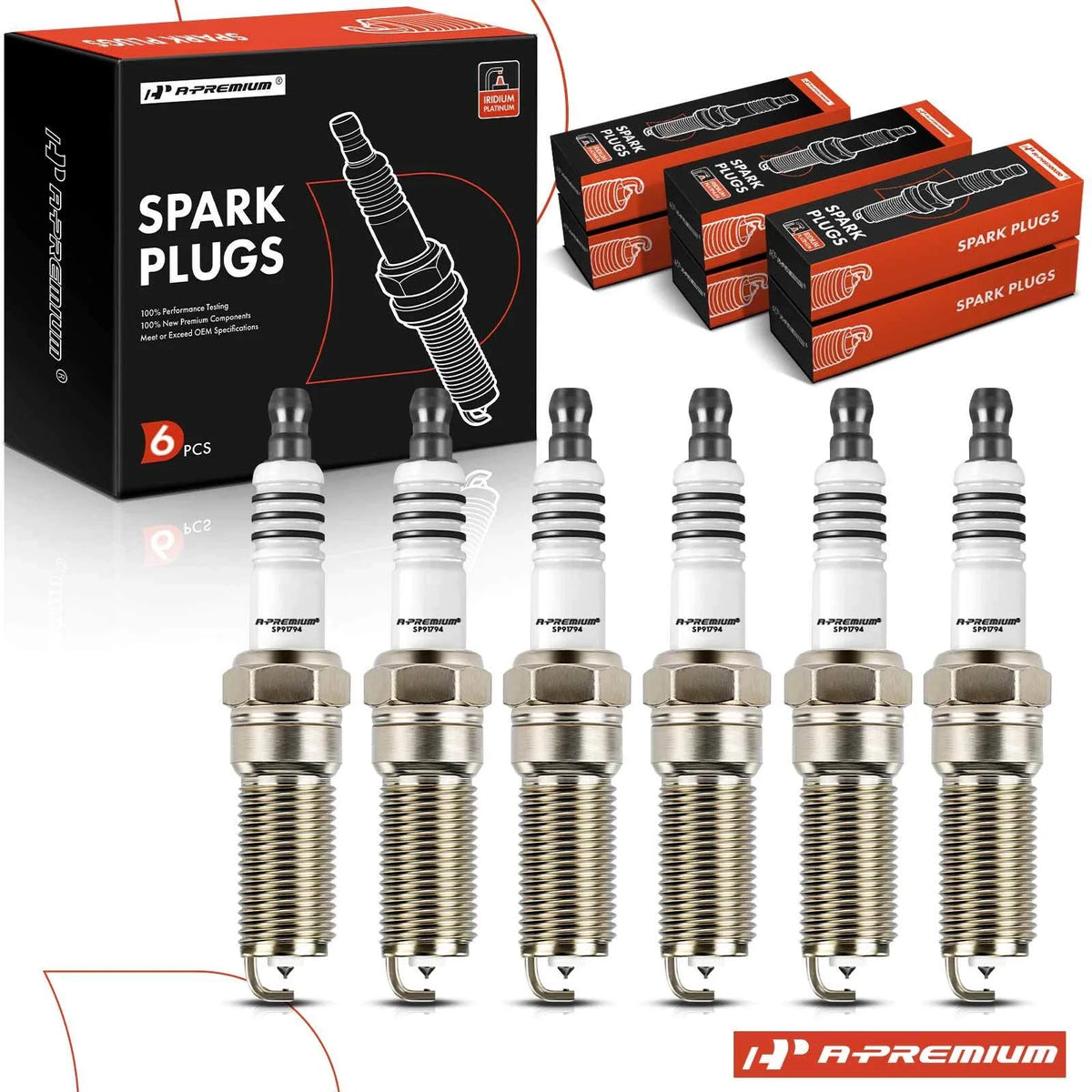 6x Iridium Platinum Spark Plugs for Ford Expedition (2019)