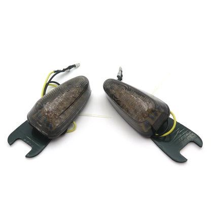 LED Indicator Light - Black Turn Signal for Universal Motorcycle