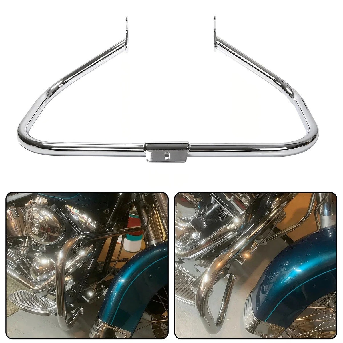1 1/4" Highway Crash Bar Engine Guard for Harley Fatboy Heritage 2000-2017