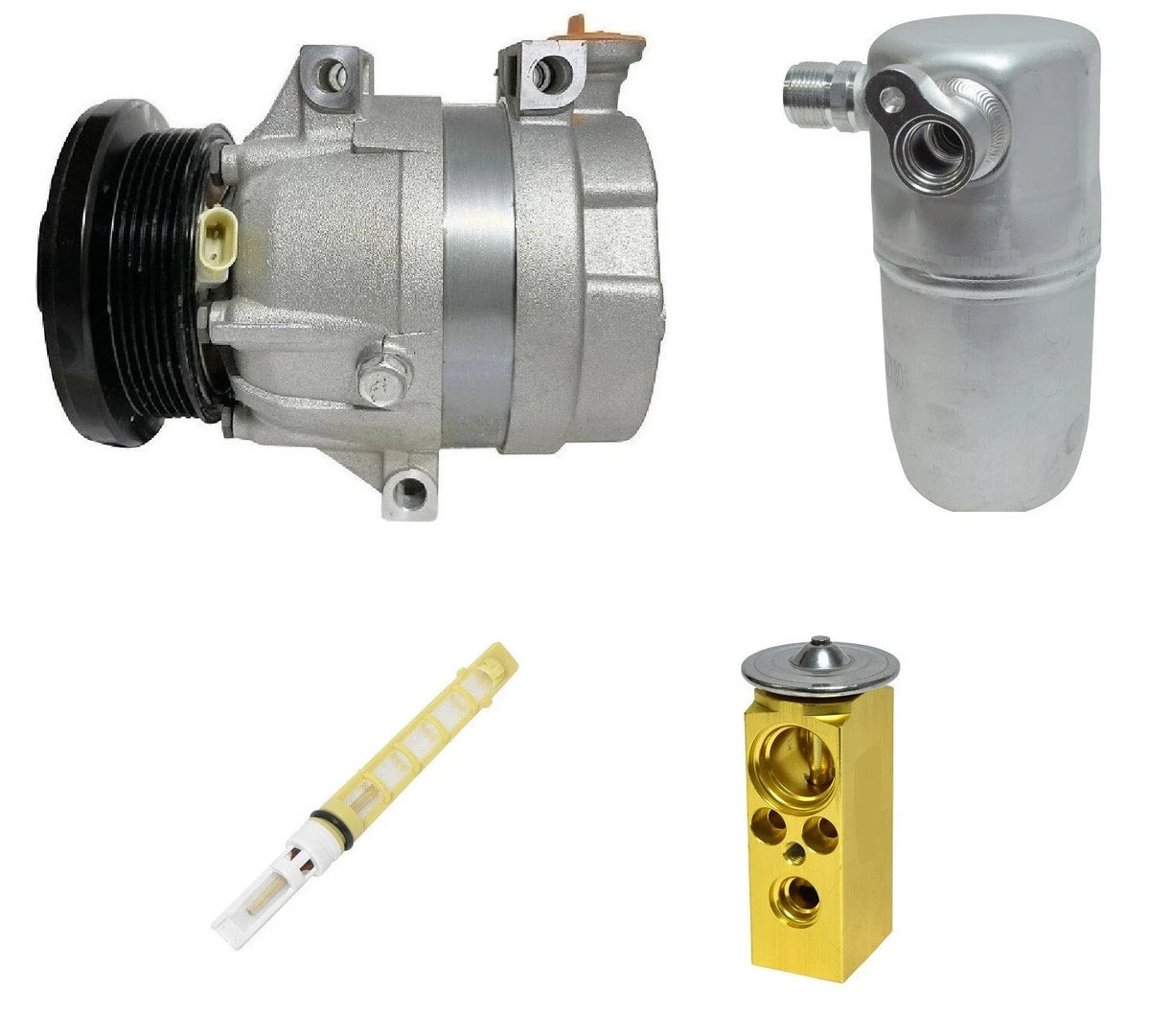 A C Compressor Kit Replacement for Oldsmobile Silhouette 3.4L (2000–2004)