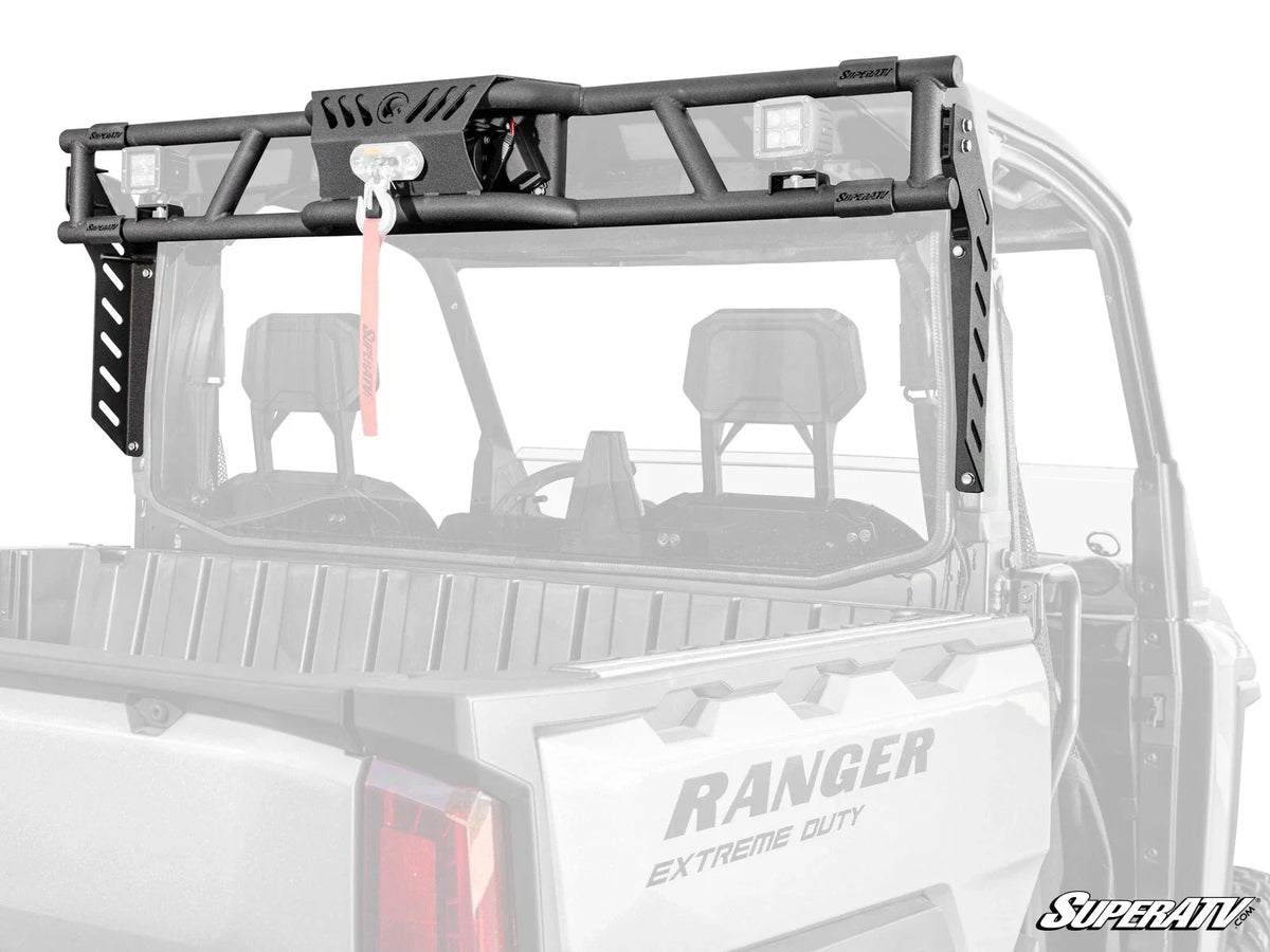 Game Loader Rack for 2015-2023 Polaris Ranger XD 1500, Includes 2 Cube Lights
