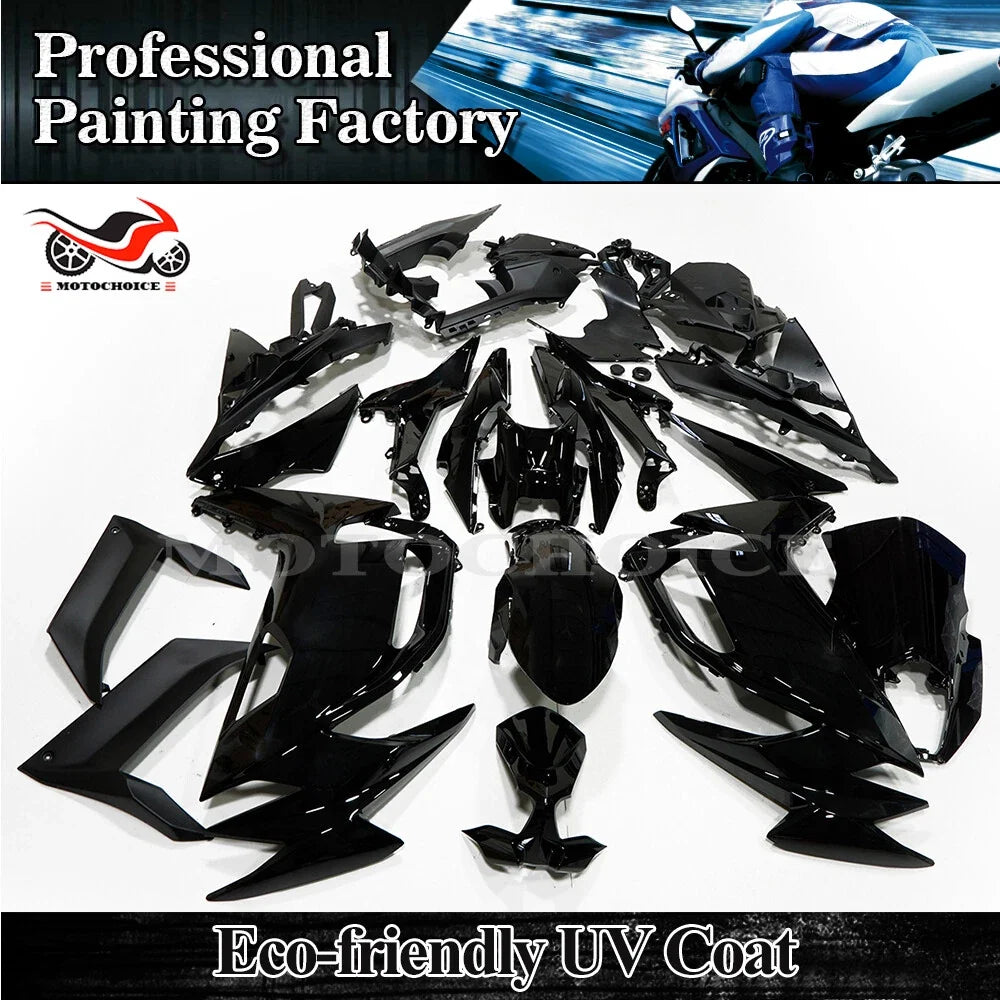 Gloss Black Fairing Kit for Kawasaki Ninja 650 (2020–2025)