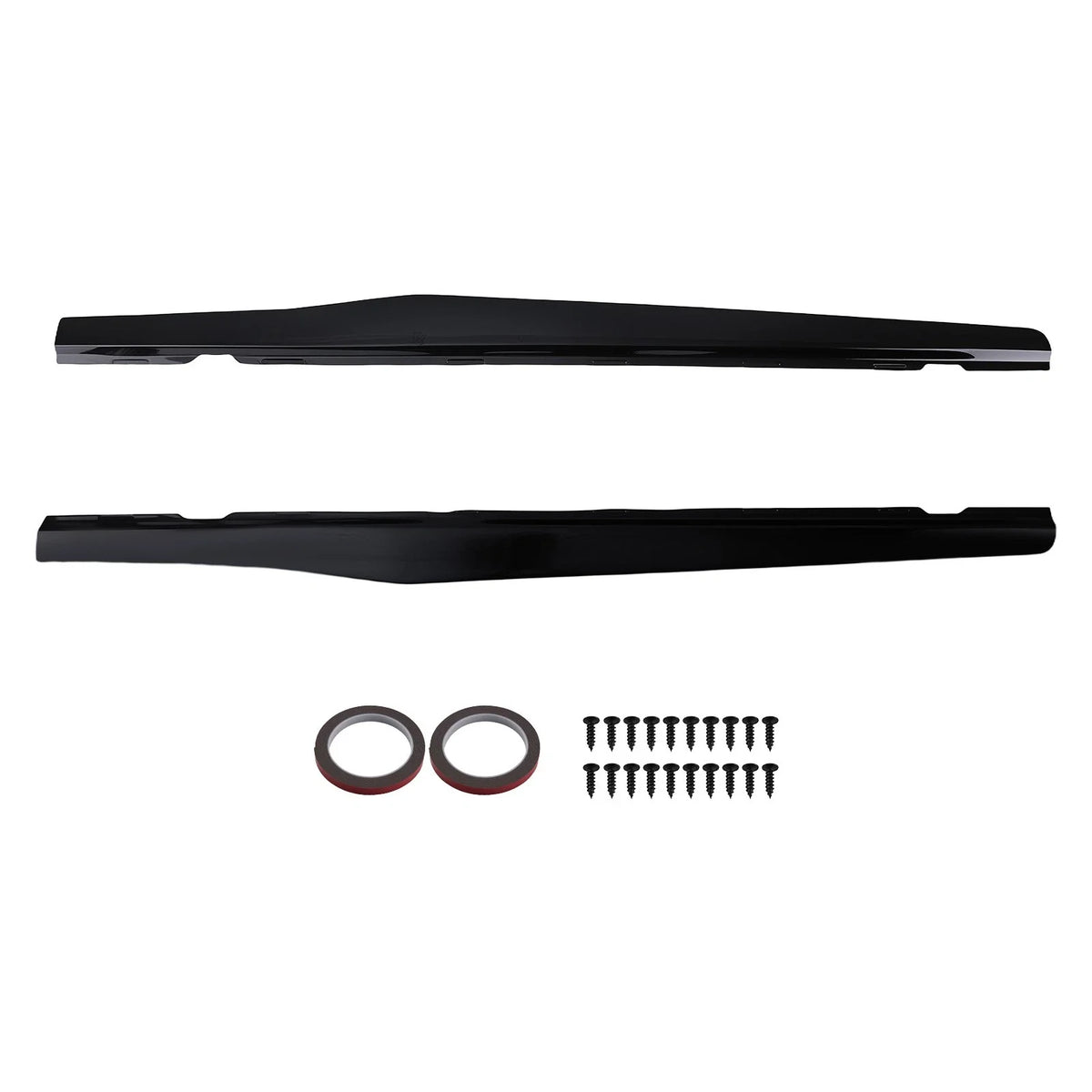 2010-2015 Chevy Camaro SS LS LT Black Side Skirt Extensions