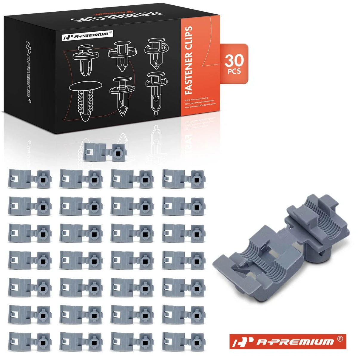30Pcs 4mm Nylon Tailgate & Door Lock Rod Retainers for Chevy Ford