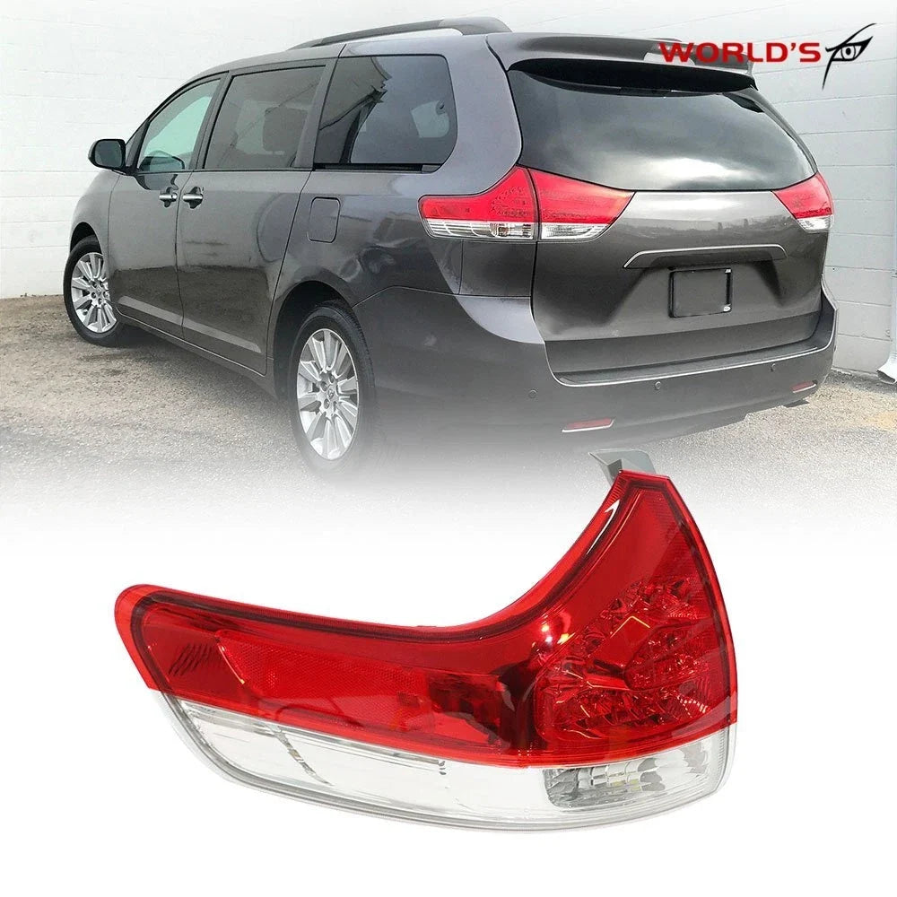 Rear Outer Tail Light Assembly for Toyota Sienna (2011–2014) Left Side