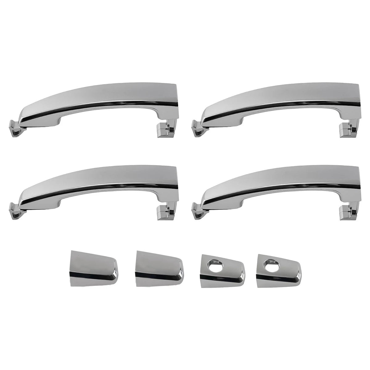 Chrome Exterior Door Handle for Saturn Vue (2008–2010) Rear Left