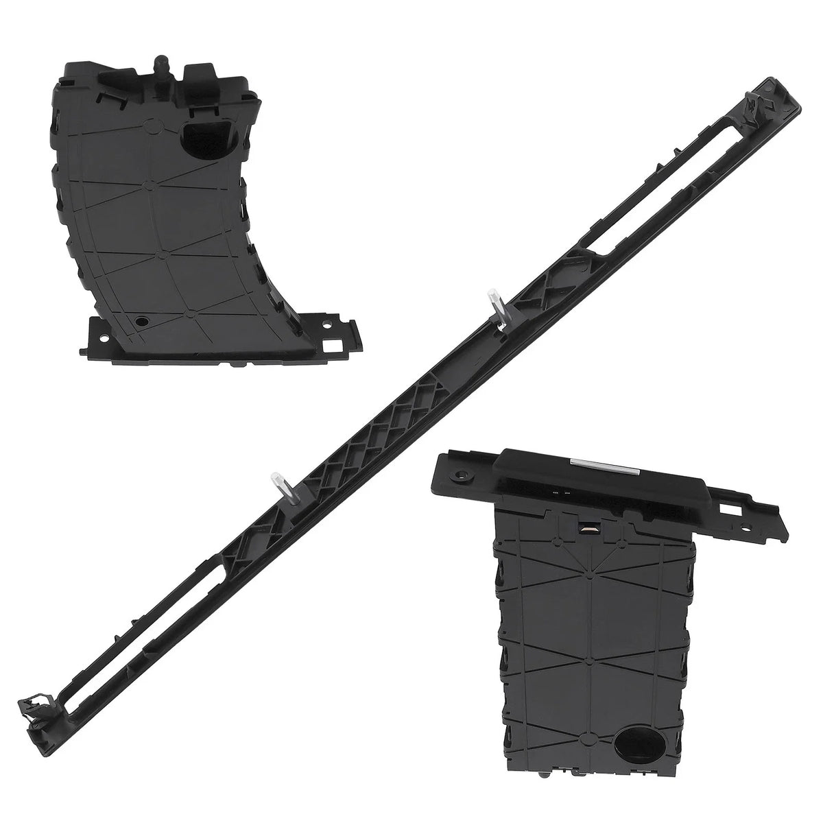 Cup Holder Trim Panels Set of 2 for BMW E90 E91 E93 325xi - Black