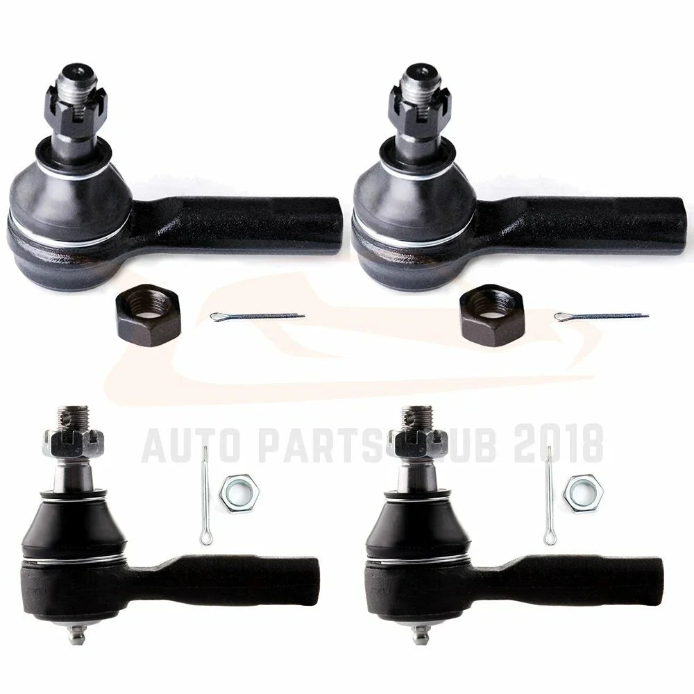 Set of 4 Front Tie Rods for Nissan Frontier/Xterra (2000–2004)