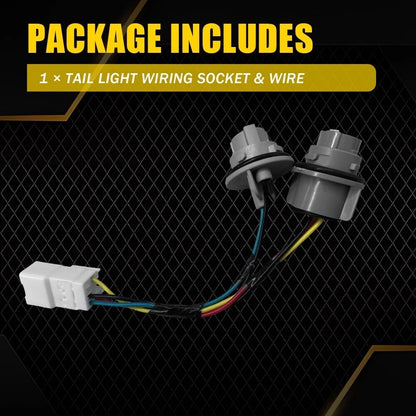 Tail Light Socket & Wiring Harness Set for 2017-2018 Kia Forte