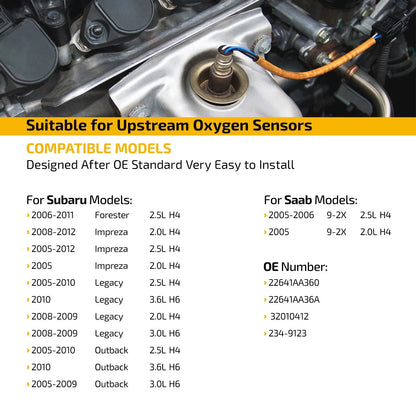 Upstream Air Fuel Ratio Sensor for Impreza/Forester/Outback Subaru 2000-2023