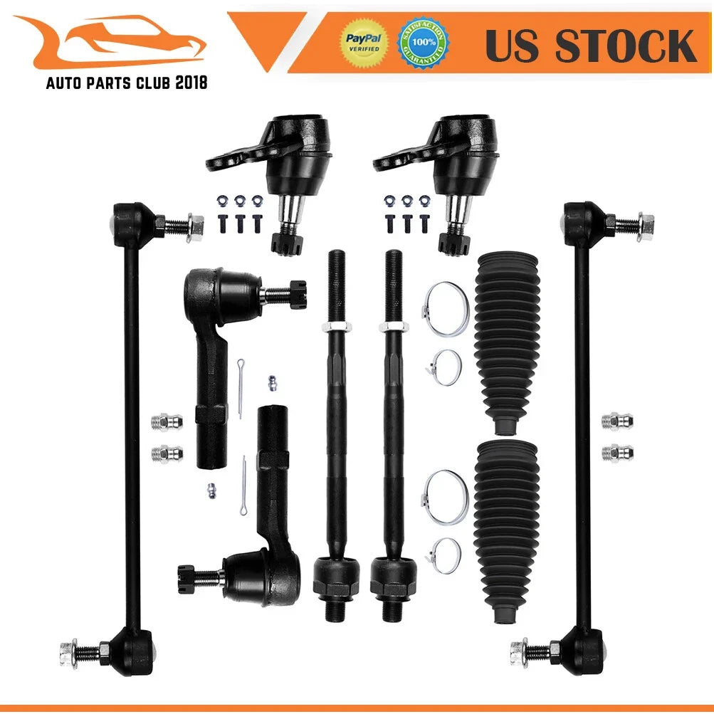Front Lower Ball Joint Tie Rod End Sway Bar for GMC Acadia (2011–2015)