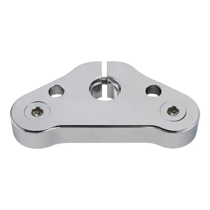 Chrome Triple Tree Top Clamp for 2008-2011 Harley Cross Bones FLSTSB